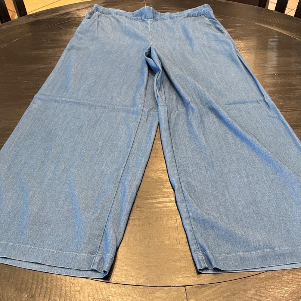 LOFT Blue Wide Leg Pants